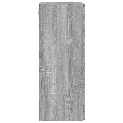 Mobile TV da parete Grigio Sonoma 30 x 31 x 80 cm