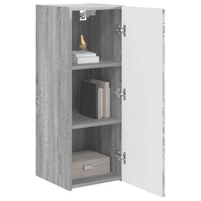 Mobile TV da parete 2 pcs Grigio Sonoma 30 x 31 x 80 cm