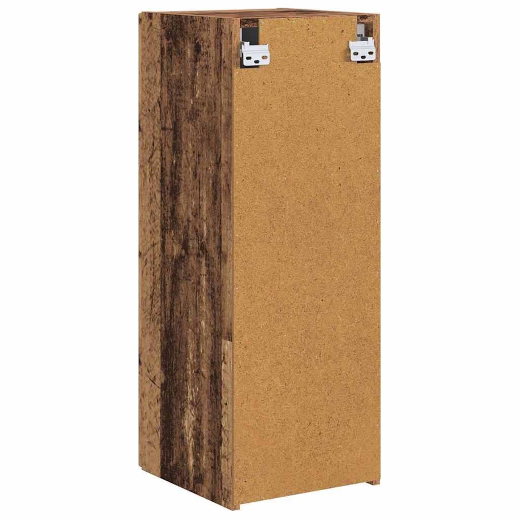 Mobile TV da parete 2 pcs Legno vecchio 30 x 31 x 80 cm