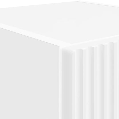 Mobile TV da parete Bianco 30 x 31 x 100 cm Legno multistrato