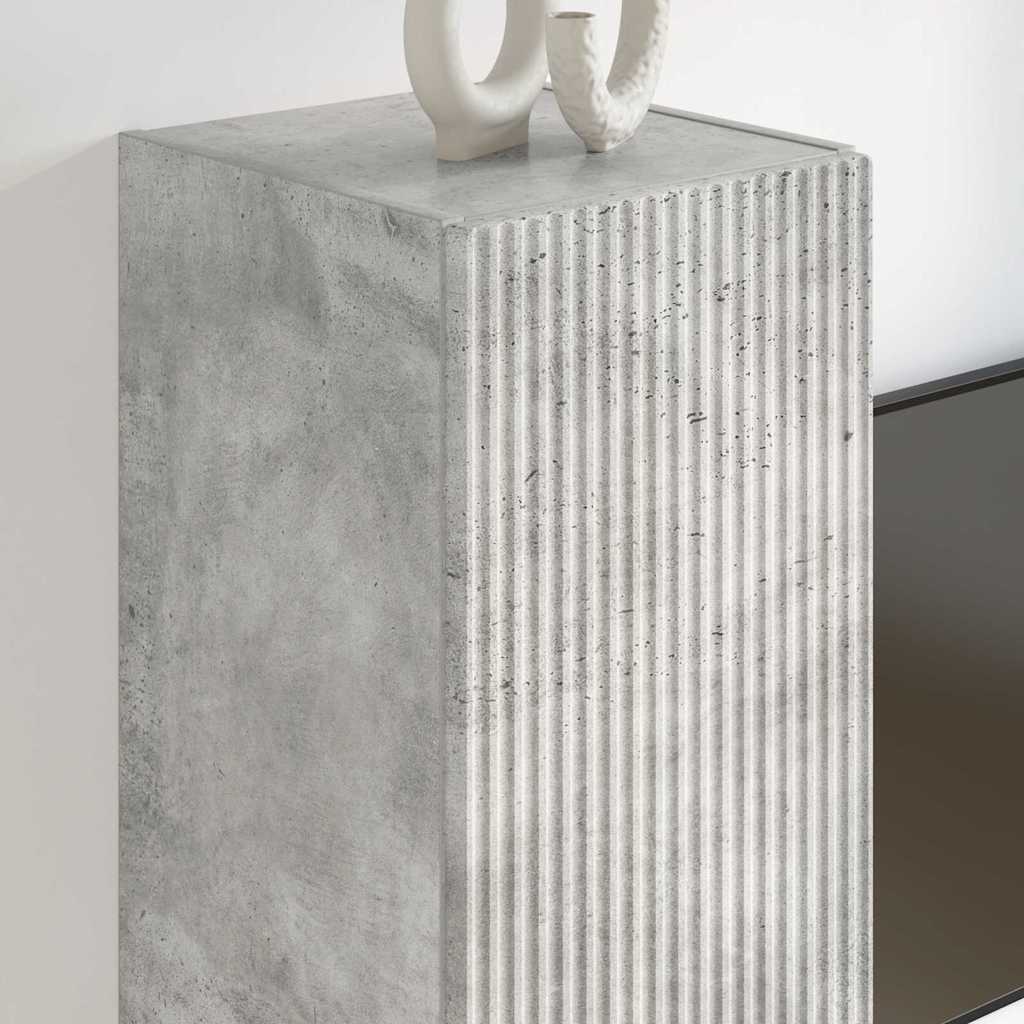 Mobile TV da parete Calcestruzzo 30 x 31 x 100 cm