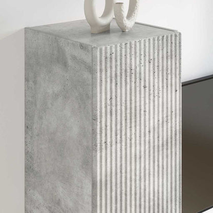 Mobile TV da parete Calcestruzzo 30 x 31 x 100 cm