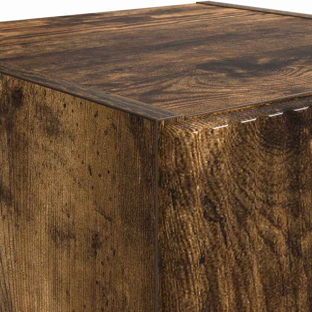 Mobile TV da parete 2 pcs Rovere fumé 30 x 31 x 100 cm | homemem39