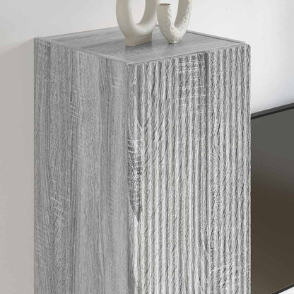 Mobile TV da parete Grigio Sonoma 30 x 31 x 100 cm