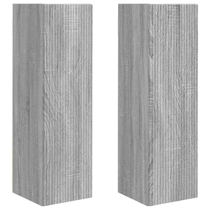 Mobile TV da parete 2 pcs Grigio Sonoma 30 x 31 x 100 cm