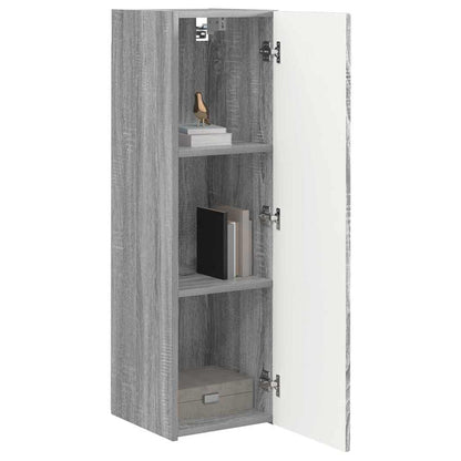 Mobile TV da parete 2 pcs Grigio Sonoma 30 x 31 x 100 cm