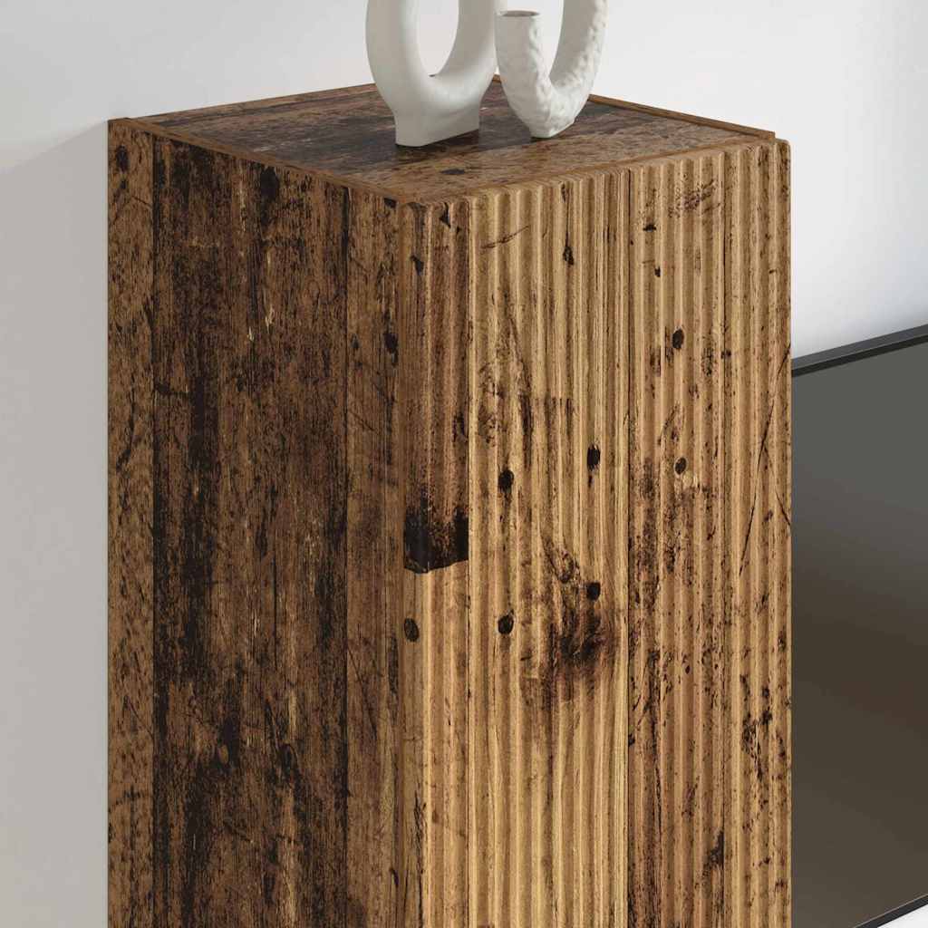 Mobile TV da parete Legno vecchio 30 x 31 x 100 cm