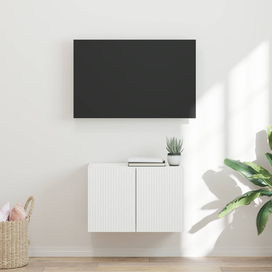 Mobile TV da parete 59,5 x 31 x 40 cm Bianco - homemem39