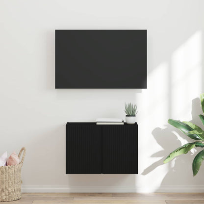 Mobile TV da parete 59,5 x 31 x 40 cm Nero Legno ingegnerizzato