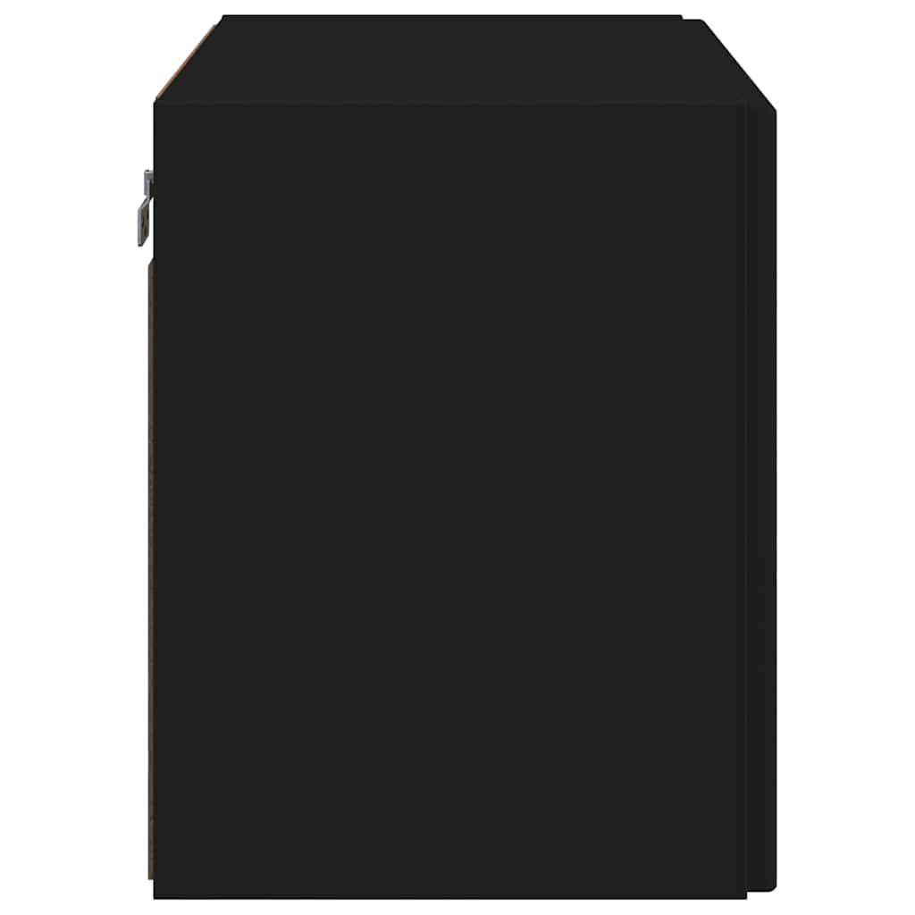 Mobile TV da parete Nero 59,5 x 31 x 40 cm Legno multistrato