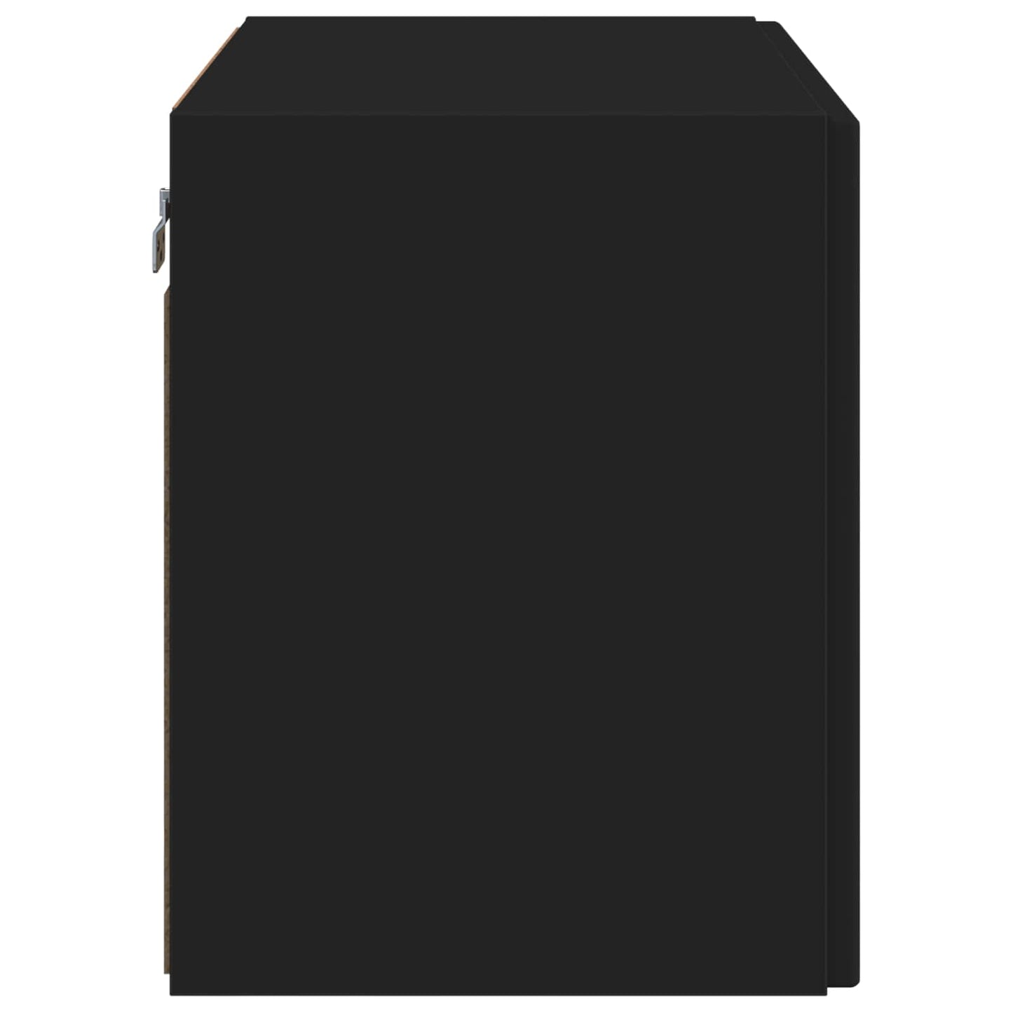 Mobile TV da parete 59,5 x 31 x 40 cm Nero Legno ingegnerizzato