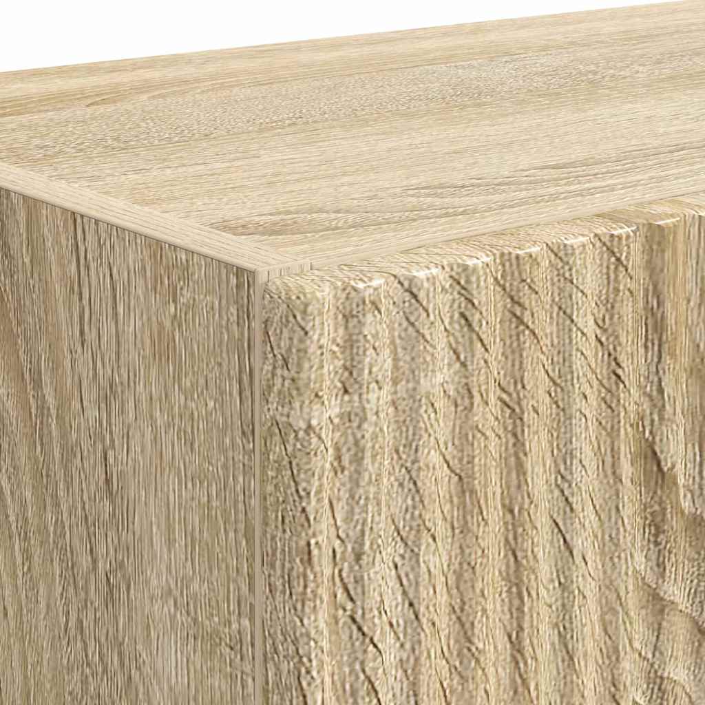 Mobile TV da parete 2 pcs Rovere Sonoma 59,5 x 31 x 40 cm