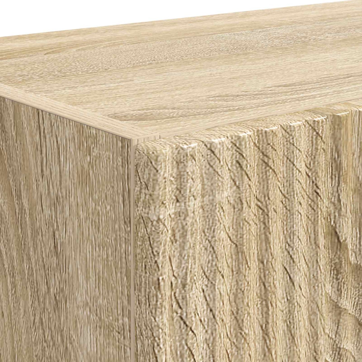 Mobile TV da parete 2 pz Rovere Sonoma Legno ingegnerizzato