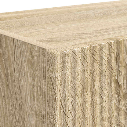 Mobile TV da parete 2 pz Rovere Sonoma Legno ingegnerizzato