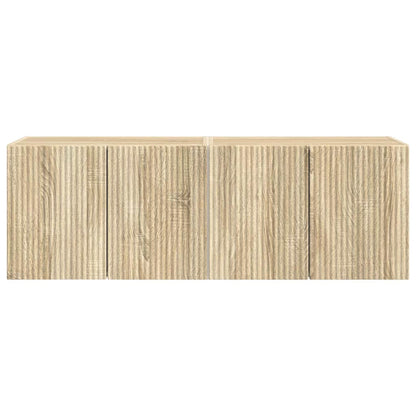 Mobile TV da parete 2 pcs Rovere Sonoma 59,5 x 31 x 40 cm