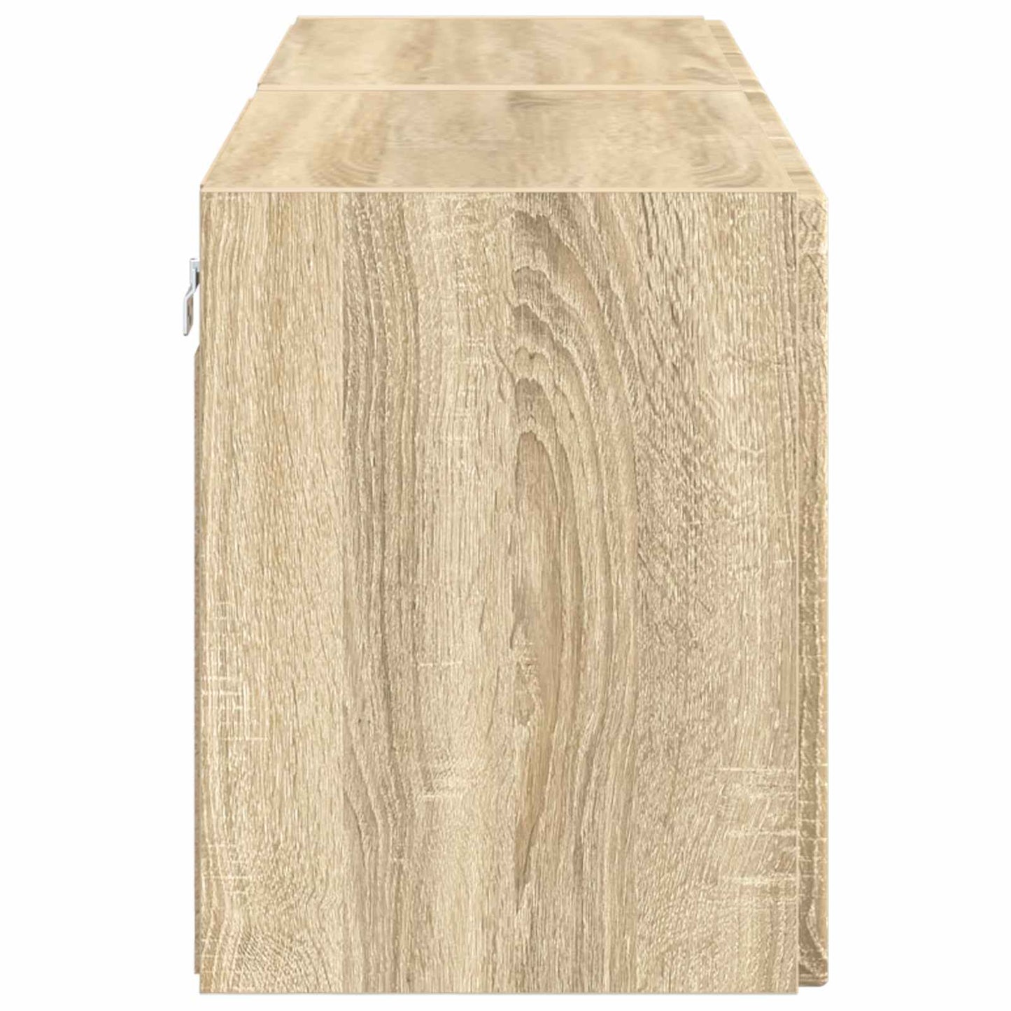 Mobile TV da parete 2 pz Rovere Sonoma Legno ingegnerizzato