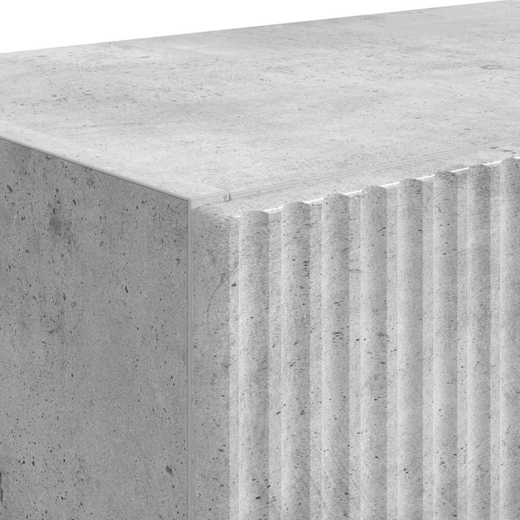 Mobile TV da parete Grigio cemento 59,5 x 31 x 40 cm