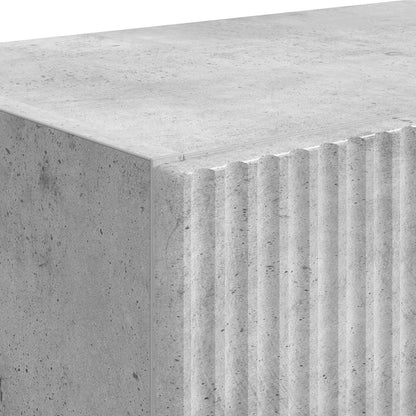 Mobile TV da parete 59,5 x 31 x 40 cm Grigio cemento