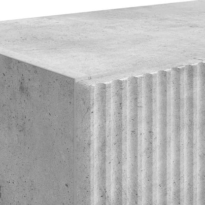 Mobile TV da parete 2 pcs Grigio cemento 59,5 x 31 x 40 cm