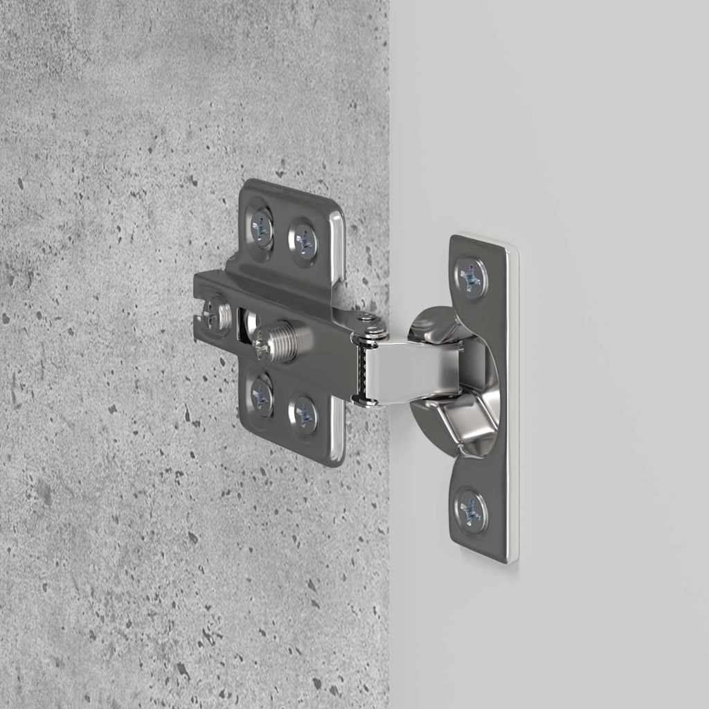 Mobile TV da parete 2 pcs Grigio cemento 59,5 x 31 x 40 cm