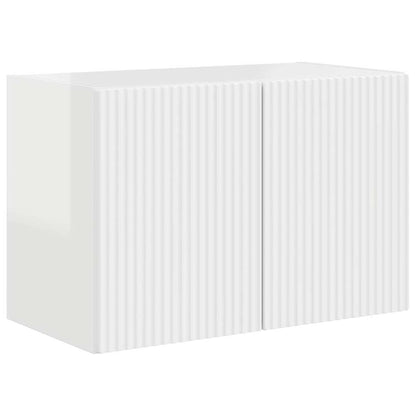 Mobile TV da parete Bianco Lucido 59,5 x 31 x 40 cm