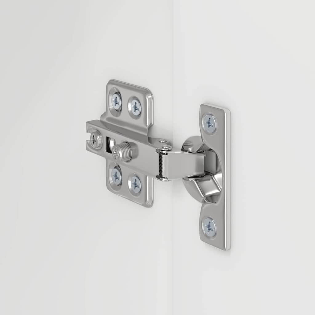 Mobile TV da parete 2 pcs Bianco Lucido 59,5 x 31 x 40 cm