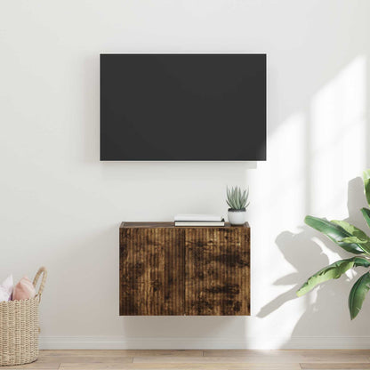 Mobile TV da parete 59,5 x 31 x 40 cm Rovere fumé