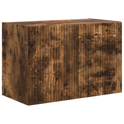 Mobile TV da parete 59,5 x 31 x 40 cm Rovere fumé
