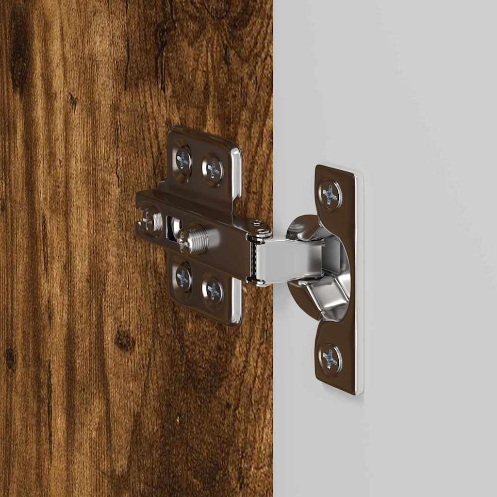 Mobile TV da parete 2 pcs Rovere fumé 59,5 x 31 x 40 cm | homemem39