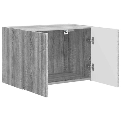 Mobile TV da parete 59,5 x 31 x 40 cm Grigio Sonoma