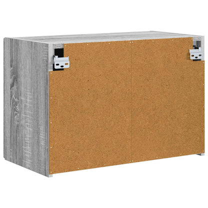 Mobile TV da parete 59,5 x 31 x 40 cm Grigio Sonoma