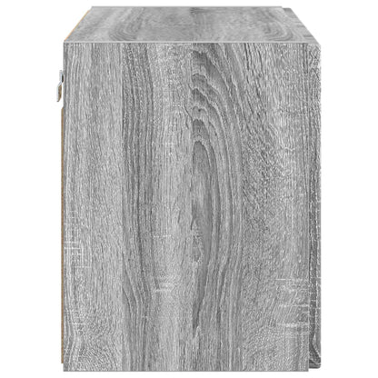 Mobile TV da parete 59,5 x 31 x 40 cm Grigio Sonoma