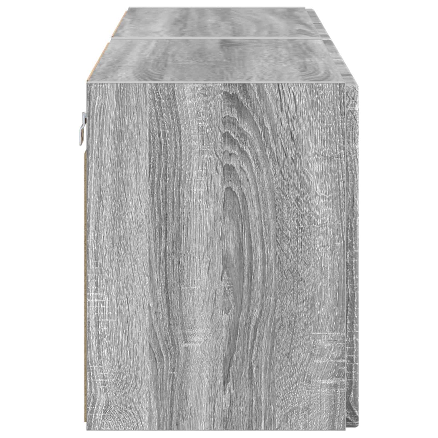 Mobile TV da parete 2 pz Grigio Sonoma Legno ingegnerizzato