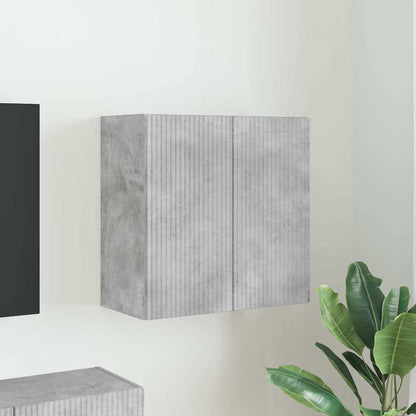 Mobile TV da parete Grigio cemento 59,5 x 31 x 60 cm