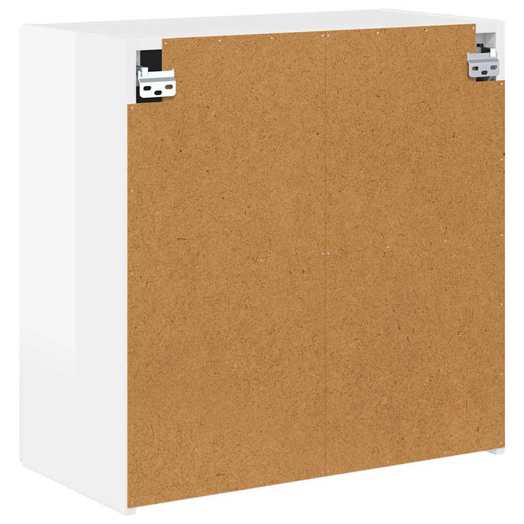 Mobile TV da parete Bianco Lucido 59,5 x 31 x 60 cm