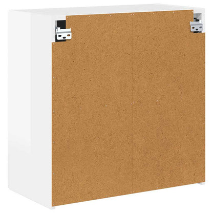 Mobile TV da parete Bianco Lucido 59,5 x 31 x 60 cm