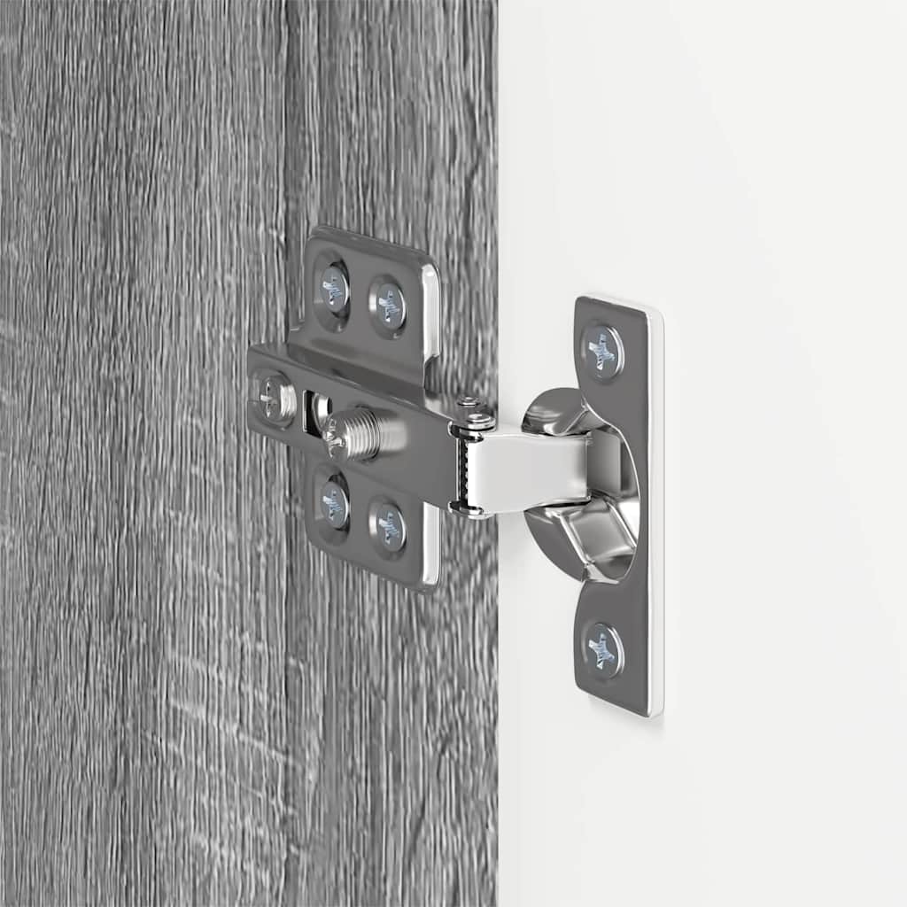 Mobile TV da parete Grigio Sonoma 59,5 x 31 x 60 cm