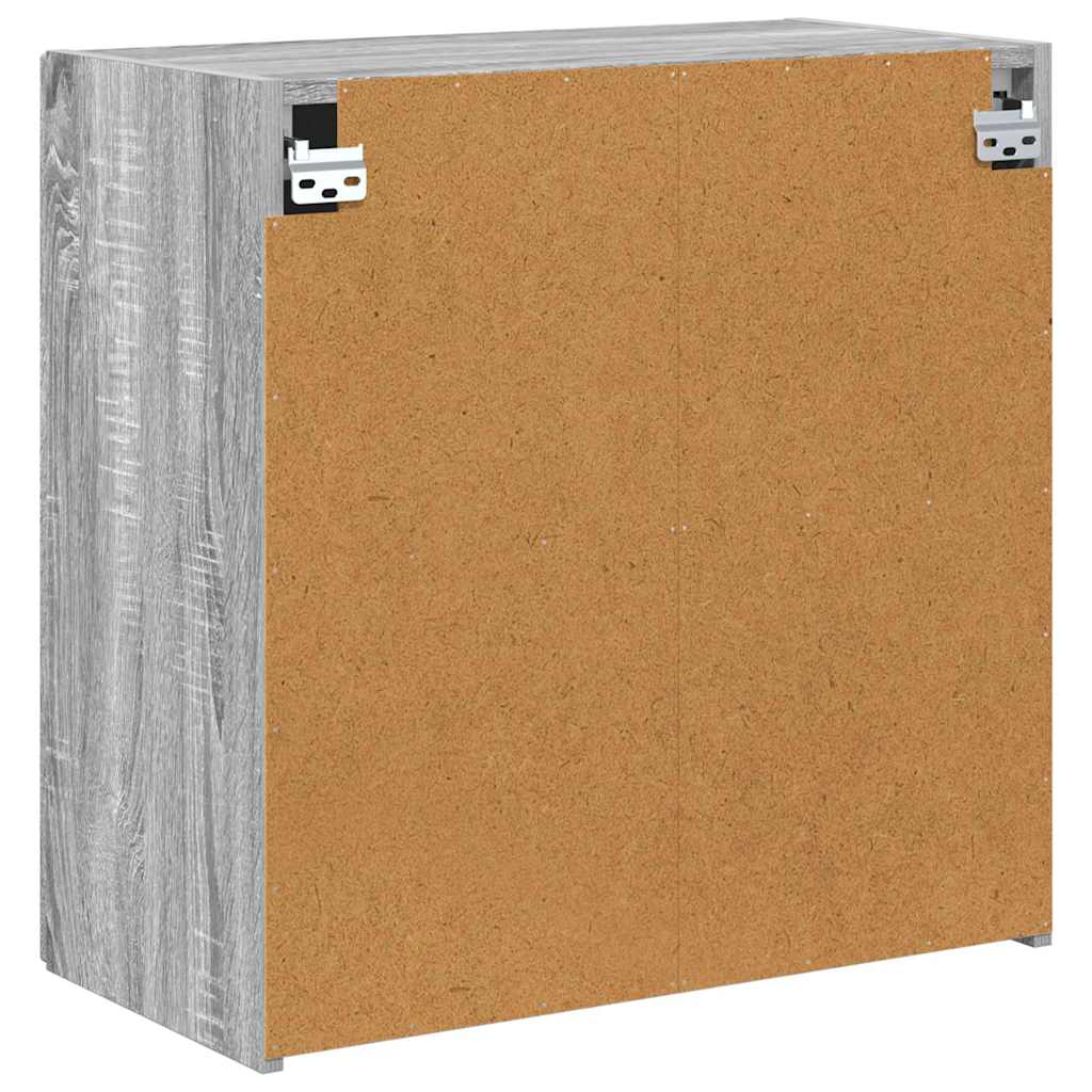 Mobile TV da parete Grigio Sonoma 59,5 x 31 x 60 cm