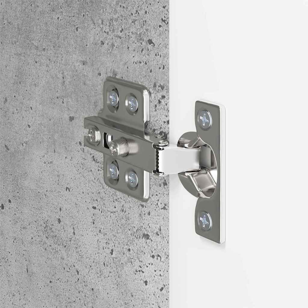 Mobile TV da parete Grigio cemento 59,5 x 31 x 80 cm | homemem39