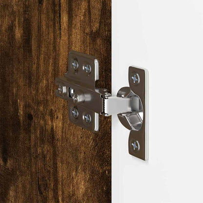 Mobile TV da parete Rovere fumé 59,5 x 31 x 80 cm