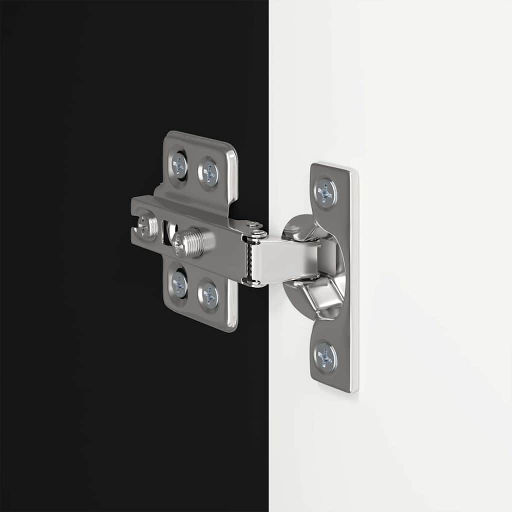 Mobile TV da parete Nero 59,5 x 31 x 100 cm Legno multistrato