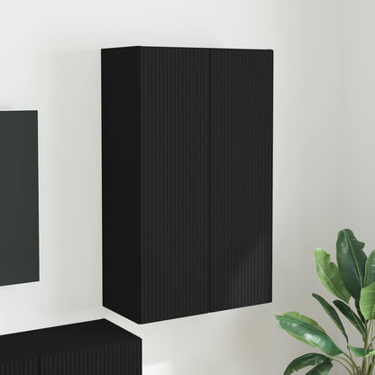 Mobile TV da parete 59,5 x 31 x 100 cm Nero