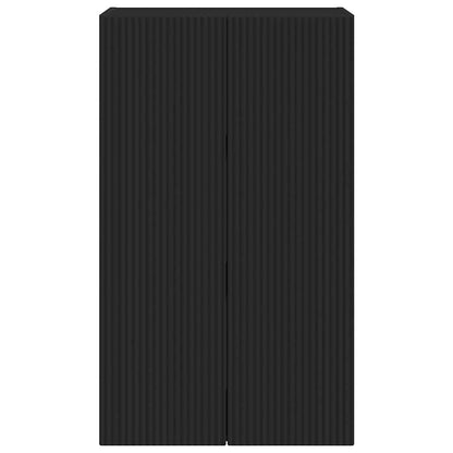 Mobile TV da parete Nero 59,5 x 31 x 100 cm Legno multistrato