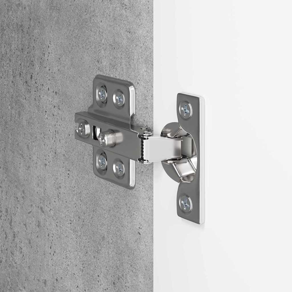 Mobile TV da parete Grigio cemento 59,5 x 31 x 100 cm