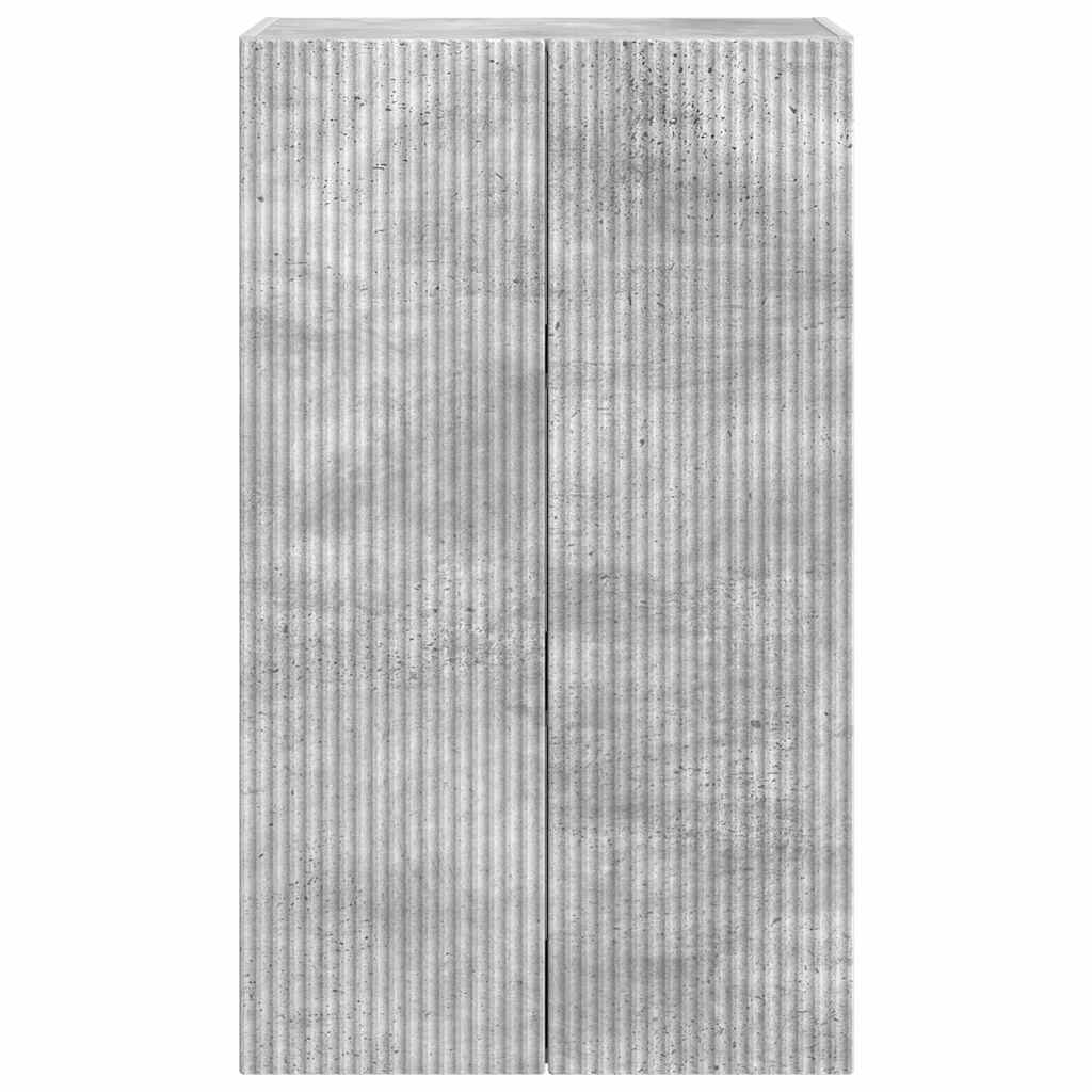 Mobile TV da parete Grigio cemento 59,5 x 31 x 100 cm