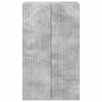 Mobile TV da parete Grigio cemento 59,5 x 31 x 100 cm