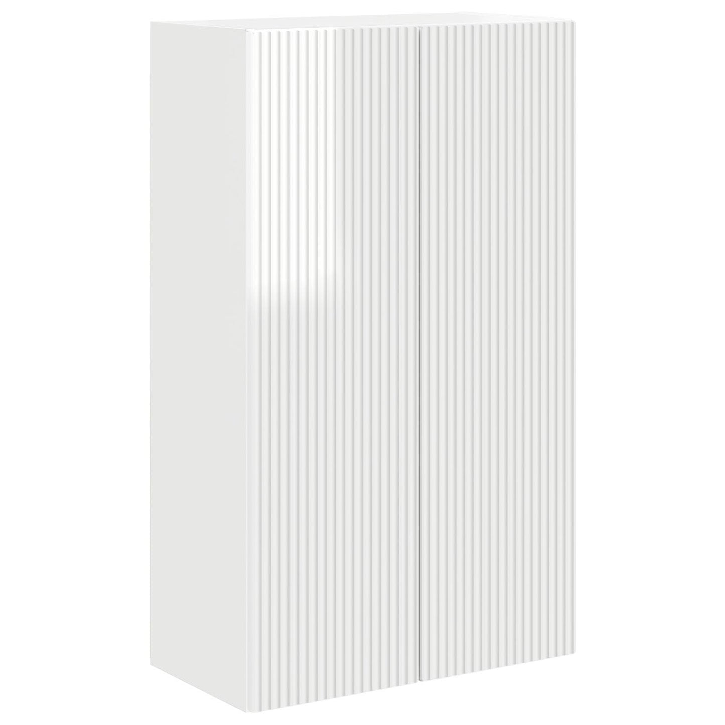 Mobile TV da parete 59,5 x 31 x 100 cm Bianco Lucido