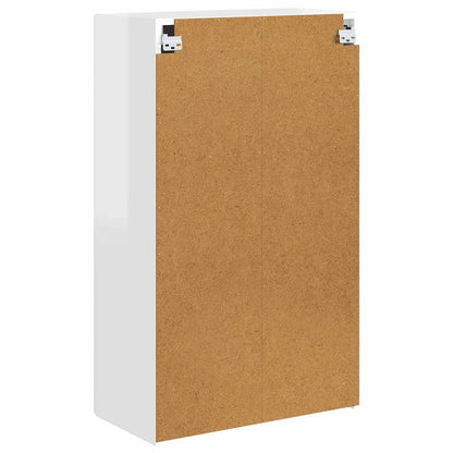 Mobile TV da parete 59,5 x 31 x 100 cm Bianco Lucido