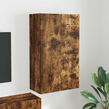 Mobile TV da parete 59,5 x 31 x 100 cm Rovere fumé