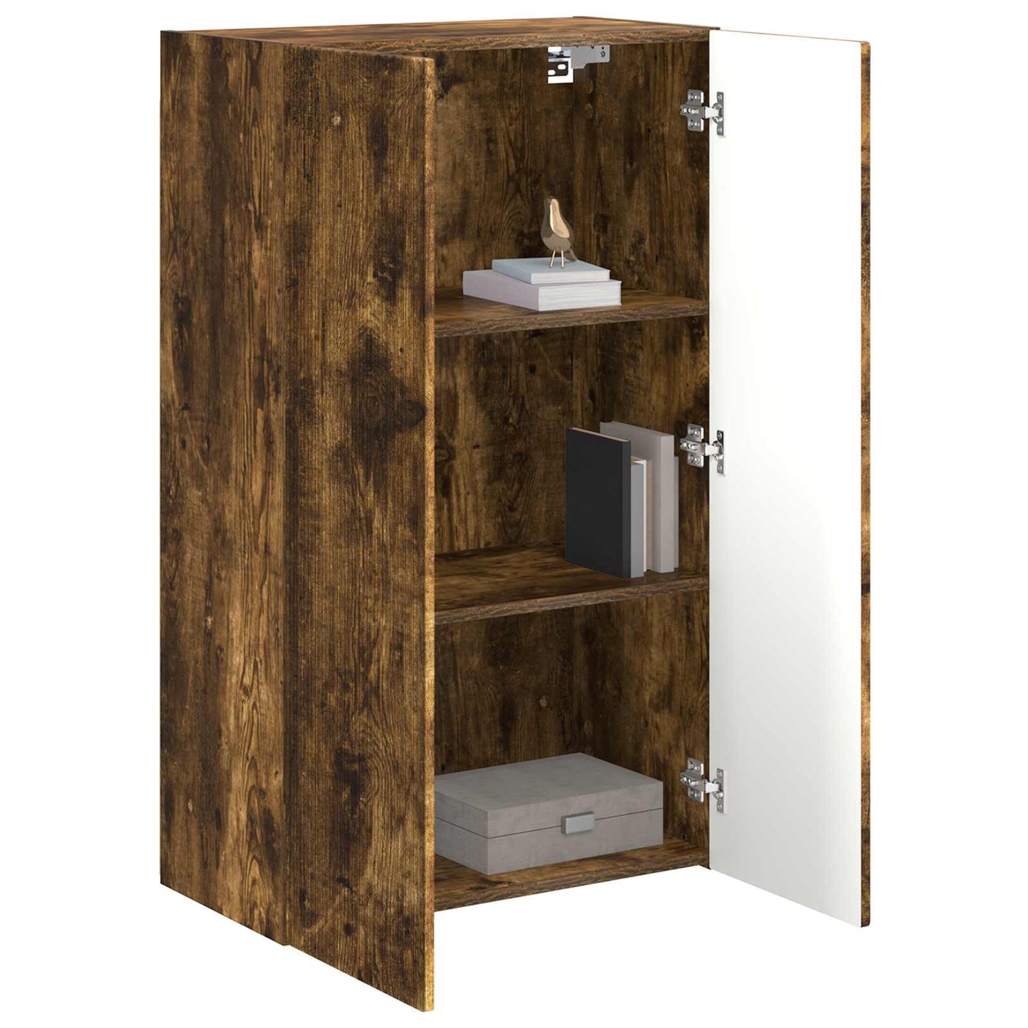 Mobile TV da parete 59,5 x 31 x 100 cm Rovere fumé